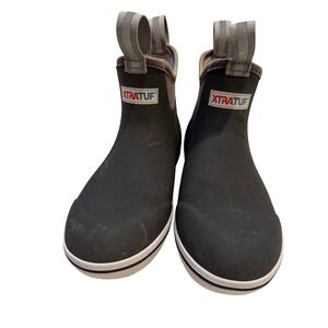 XTRATUF Ankle Deck Boots Rubber Waterproof Mud Fishing Boots